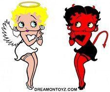 Betty Boop Angel And Devil N2