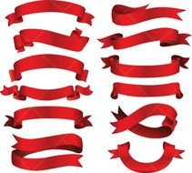 Vintage Ribbon Banner Clip Art N4