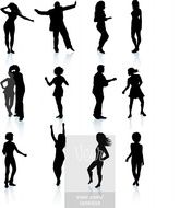 Party People Silhouette N2