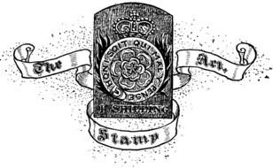 vintage drawing, Stamp, Act