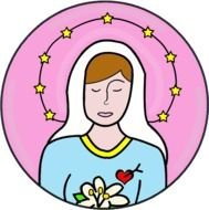 Mary Mother Of Jesus Clip Art N3