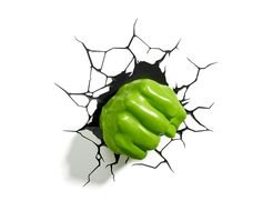 painted green fist of Hulk