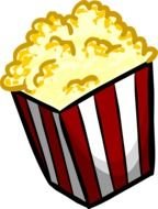 film Popcorn drawing