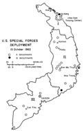 Clipart of Vietnam War map