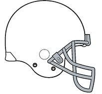 Football Helmet Template N2