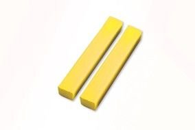 two Yellow Crayons