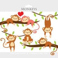 Baby Jungle Animal Clip Art Free N16