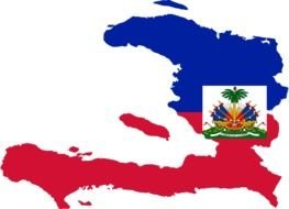 Haiti Flag Map