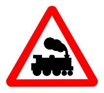 Train Signs Clip Art N7