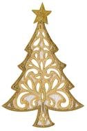 gold ornament in the form of a fir-tree