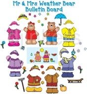 Printable Weather Bear Bulletin Board
