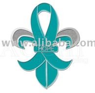 Ovarian Cancer Ribbon Clip Art N4