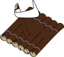 Log Raft Clip Art