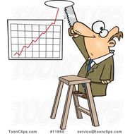 Cartoon Man Falling In Hole
