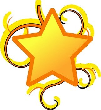 Star Swirl Clip Art N3