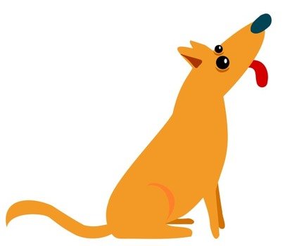 Dog With Tongue Hanging Out N2
