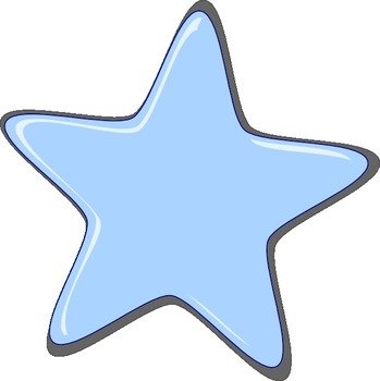 Blue Star Clip Art N20