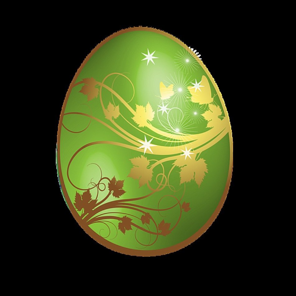 Green Easter Egg