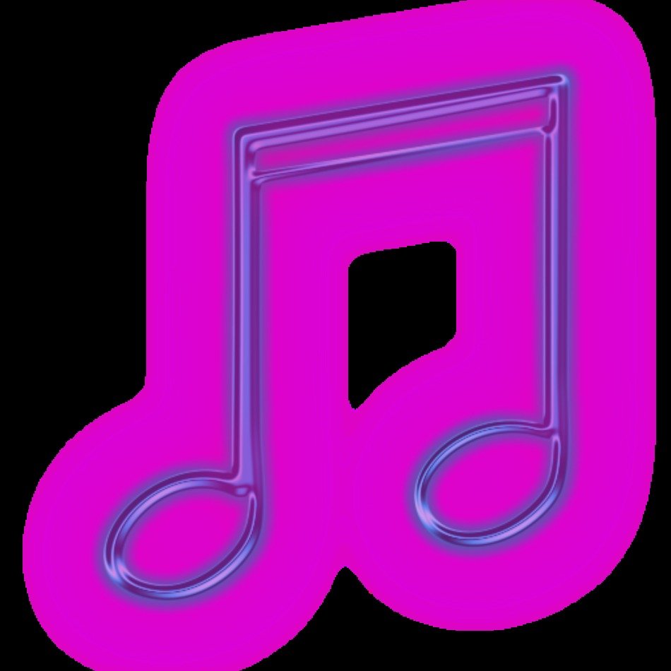 Purple Music Notes Clip Art N3