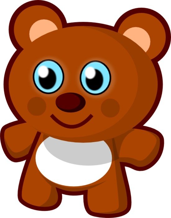 Cute Teddy Bear Clip Art N22