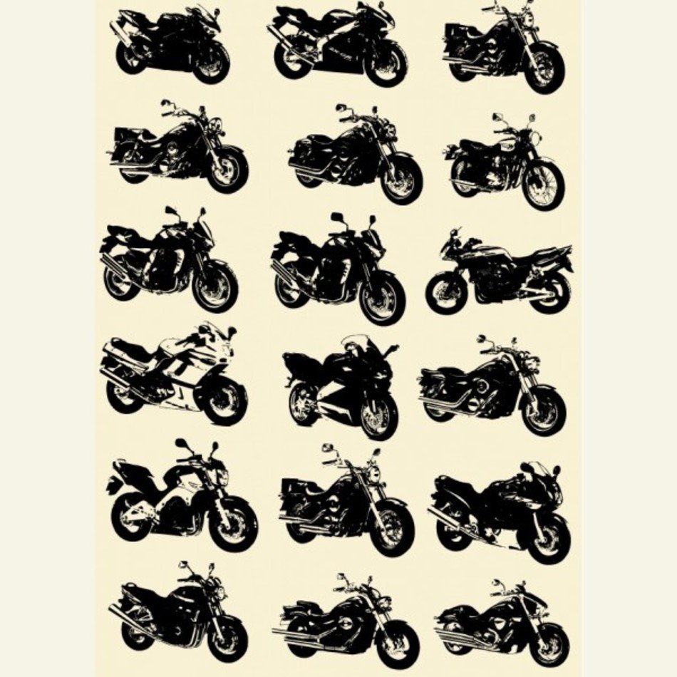 Motorcycle Silhouette Vector
