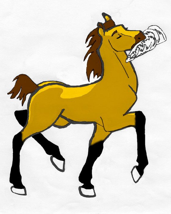 Spirit Cartoon Horse Clip Art