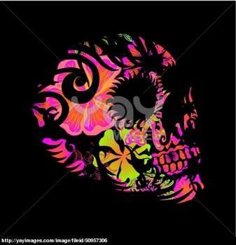 Mexican Skull Vector Art