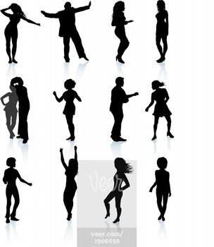 Party People Silhouette N2