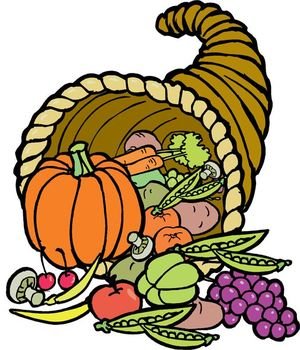 Thanksgiving Cornucopia Clip Art Free