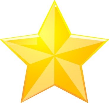 Yellow Star Clip Art N25