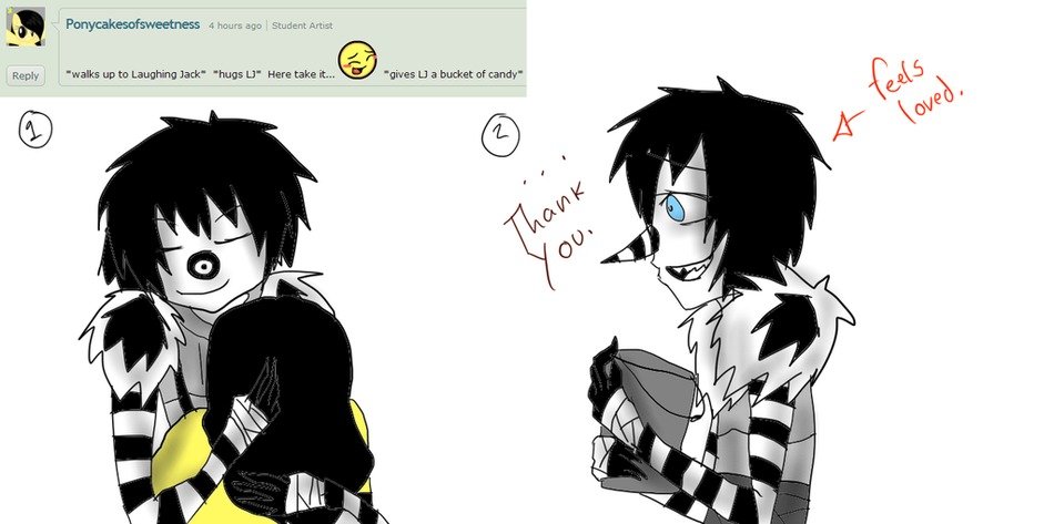 Laughing Jack Human drawing