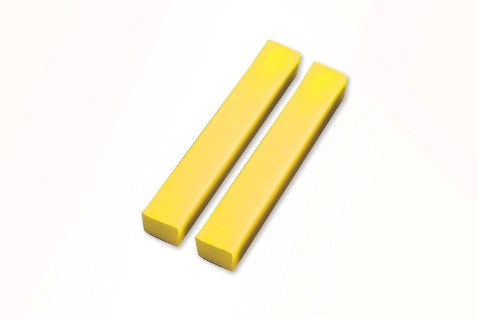 two Yellow Crayons