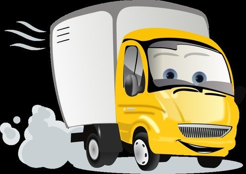 Cartoon Truck drawing