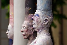 Sculptures of humans