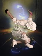 young hip hop dancer