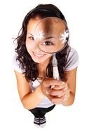 eye female funny glass