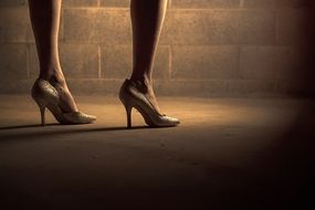 high heels shoes woman beautiful legs