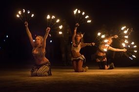 fire dancer artists
