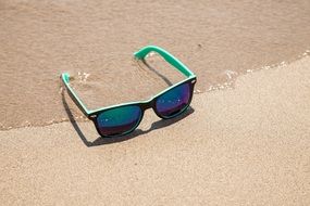 sunglasses on the beach