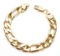 a gold bracelet