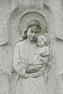 Photo of Stone statue of mother of god