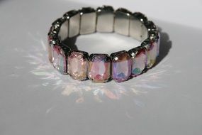 Close up photo of lighting bracelet