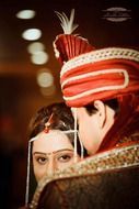 Indian bride and groom