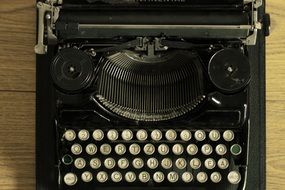 old-fashioned vintage typewriter