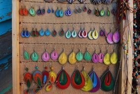 earrings colorful