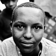 Portrait of African girl