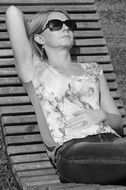woman people relax