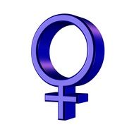 female symbol woman drawing
