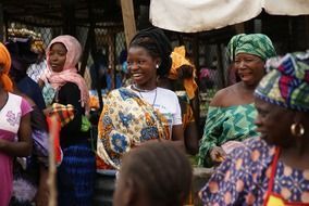 gambia market woman