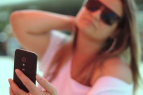 selfie photo beauty woman
